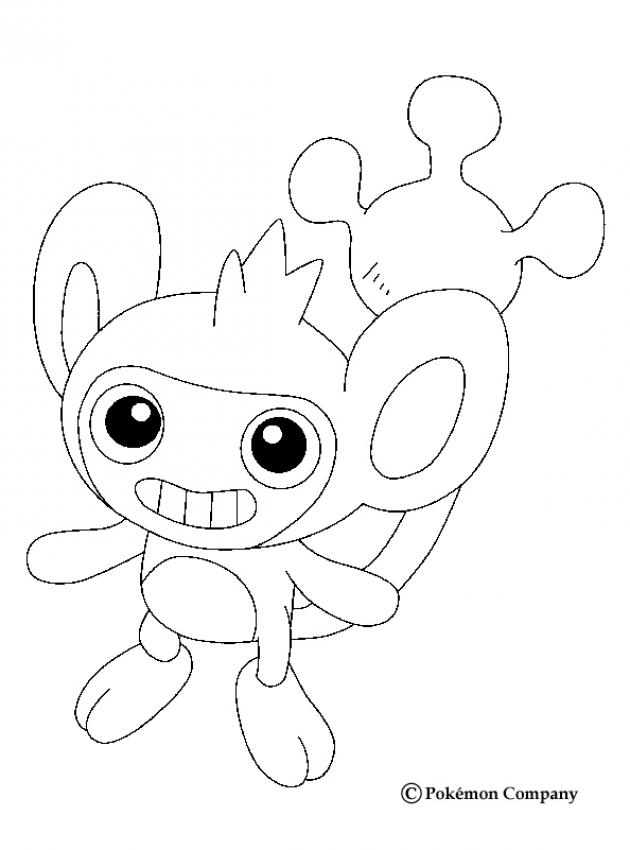NORMAL POKEMON coloring pages - Aipom