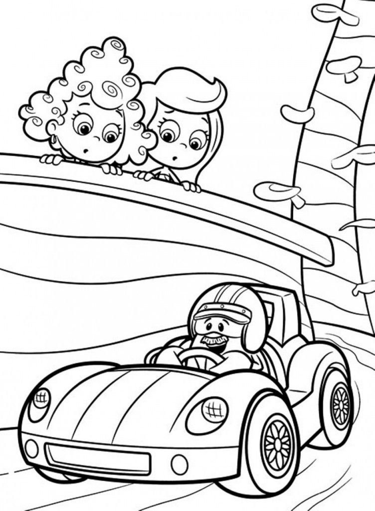 Cartoon: Download Bubble Guppies Coloring Pages Cartoon Or Print