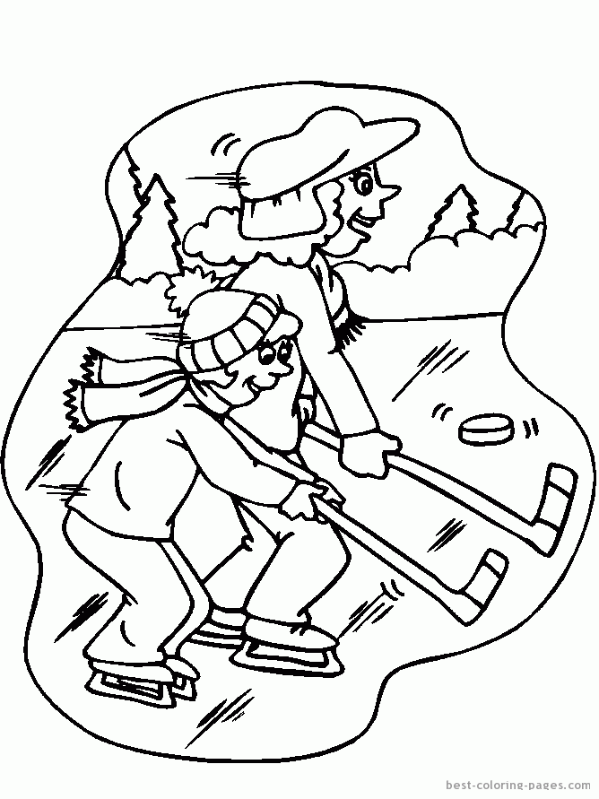 Winter sports coloring pages | Best Coloring Pages - Free coloring