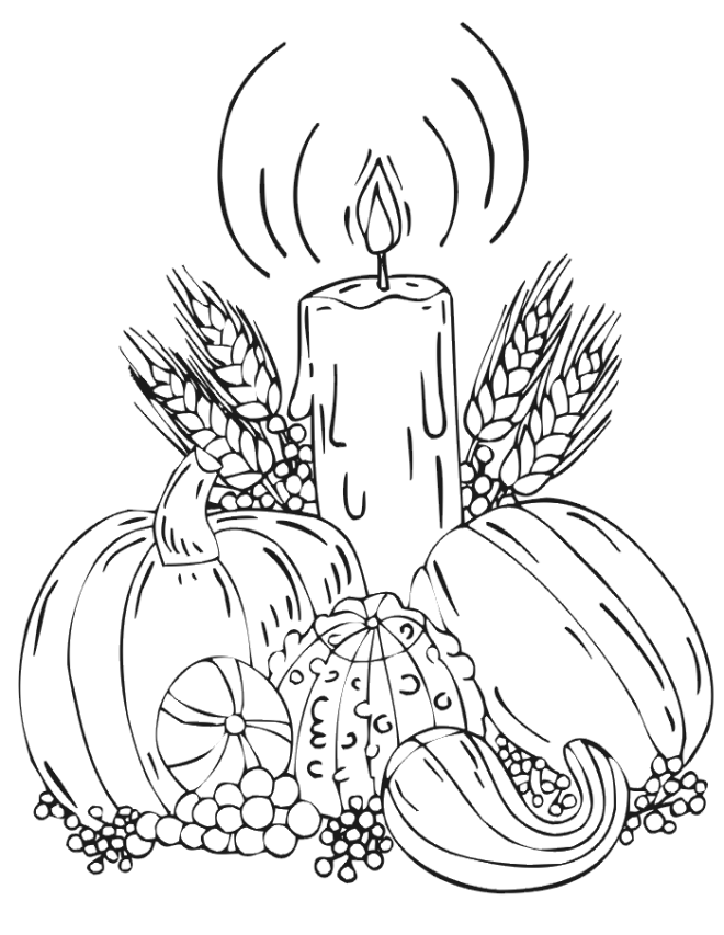 Fall Autumn Coloring Pages