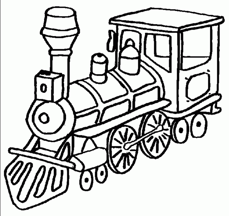 Steam Train Coloring Pages Kids Images & Pictures - Becuo