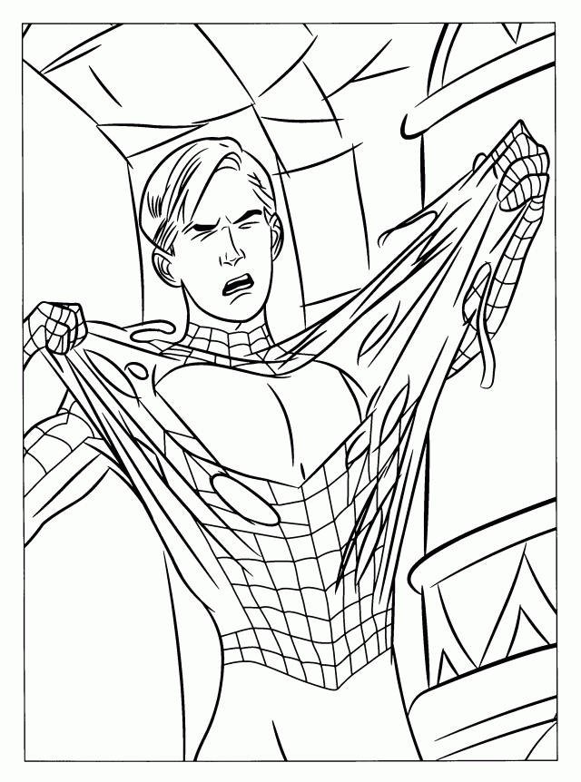 Spiderman Painting Games Spiderman 3 Coloring Pages Kids 202886