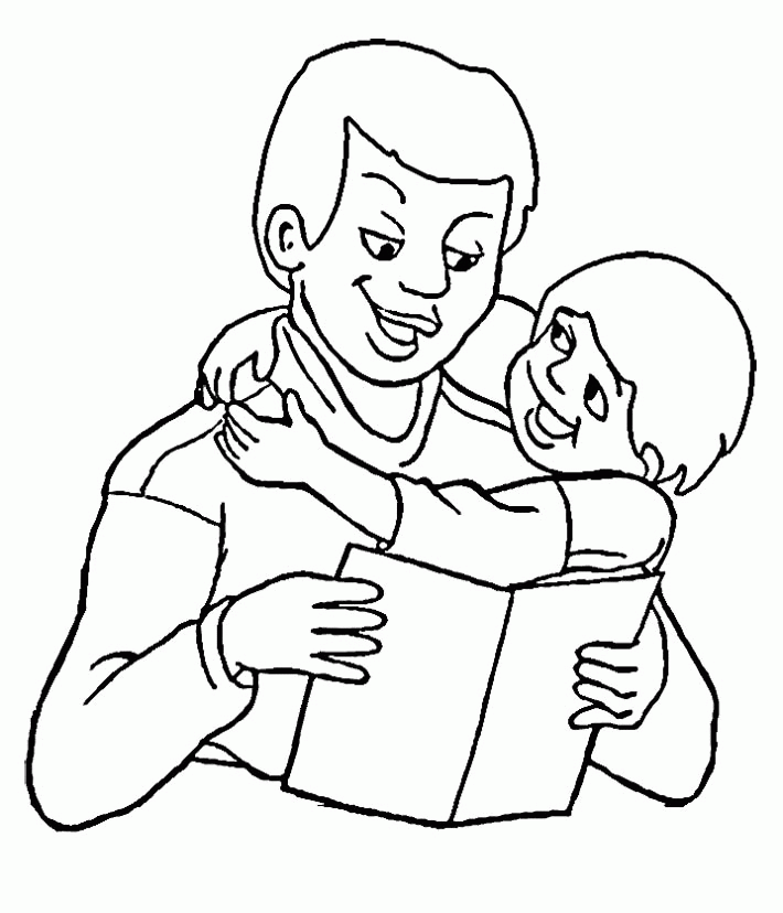 Chicken Little Coloring Pages : Chicken Little Is Reading A Book