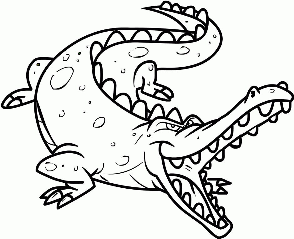 Crocodile Coloring Pages To Print Coloringz 227331 Coloring Pages