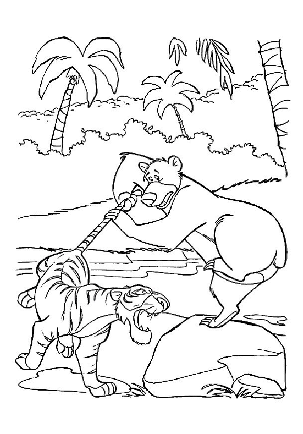 Coloring Page - Junglebook coloring pages 22