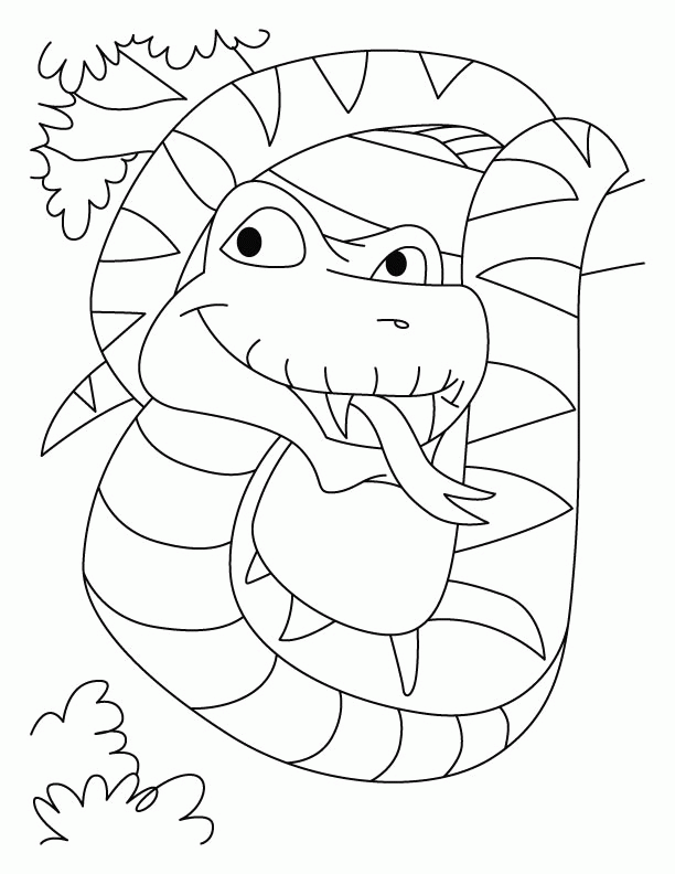 king cobra pictures to color | Coloring Picture HD For Kids