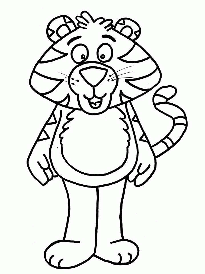 Coloring Page - Tiger animal coloring pages 10