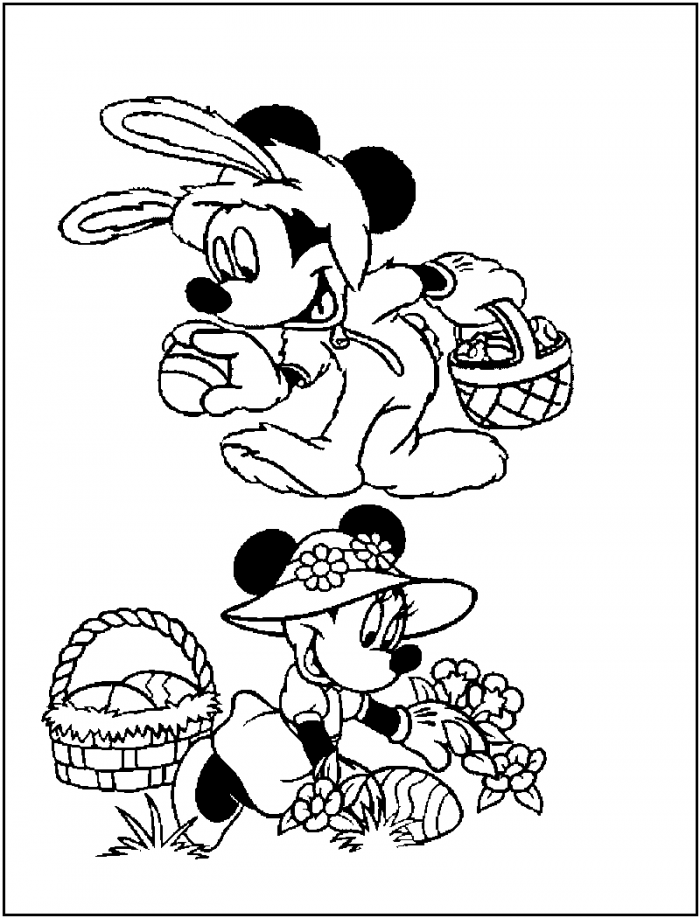 Hello Kitty and Easter Eggs Coloring Page | Kids Coloring Page