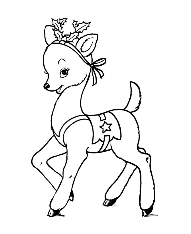 Christmas Cute Coloring Pages