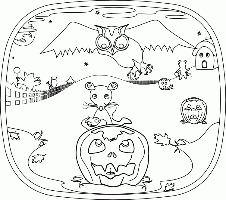 Bindlegrim (Holiday Artist and Author): Color your own Pumpkin Dream