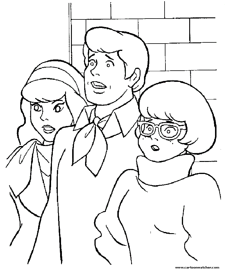 Scooby Doo Pictures To Color