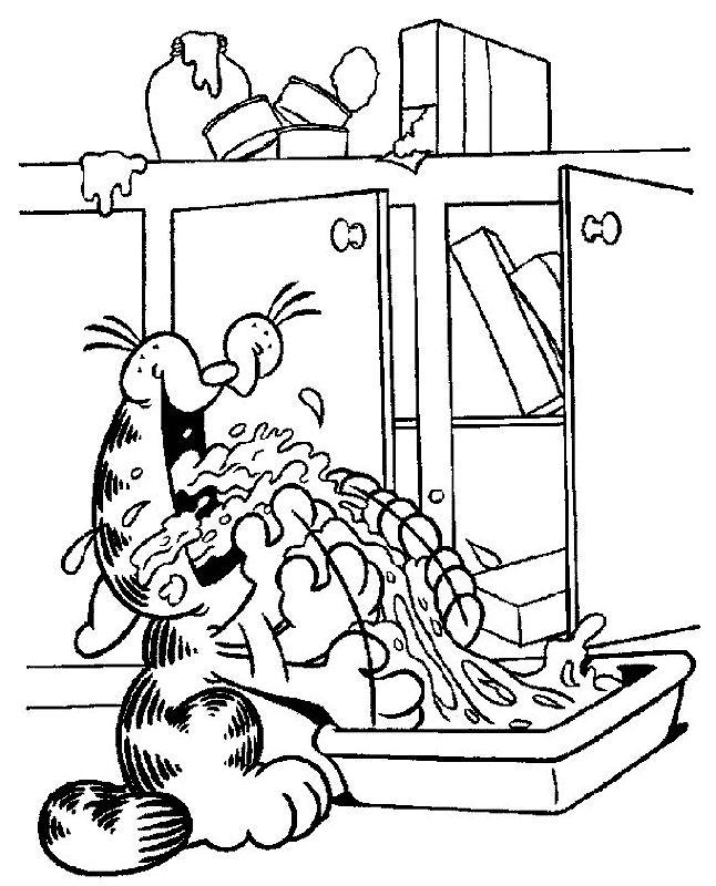 Garfield | Free Printable Coloring Pages – Coloringpagesfun.