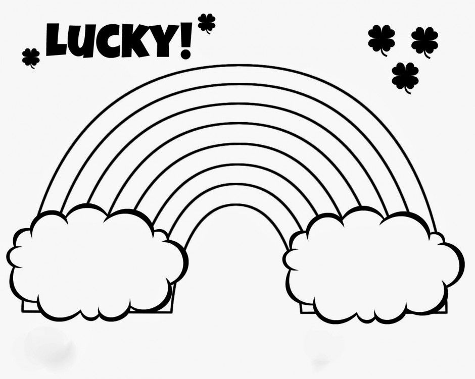 Pot Of Gold Coloring Page For Kids Printable Coloring Sheet 268535