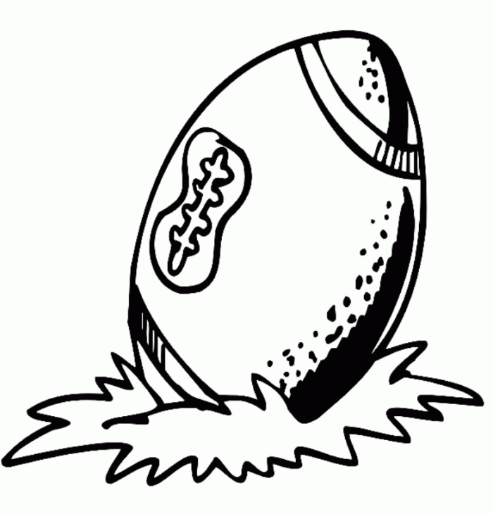 American Football Coloring Pages - Sports Coloring Pages on
