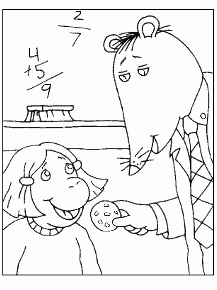Arthur coloring page to print | Coloring Pages