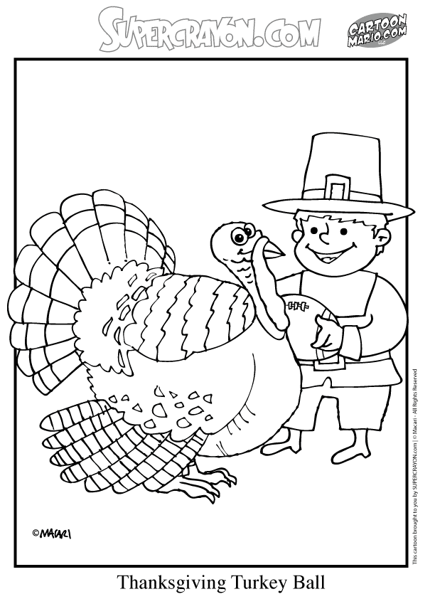 Coloring Pages Thanksgiving Printable
