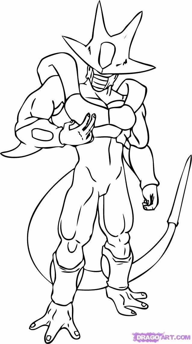 Dragon Ball Z Cooler Coloring Pages