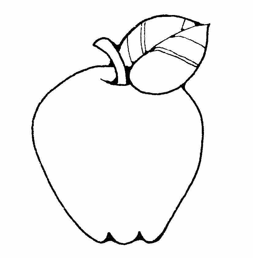 Pix For > Apple Fruit Drawing