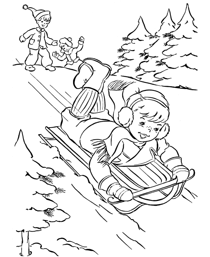 Christmas Coloring Pages For Toddlers | download free printable
