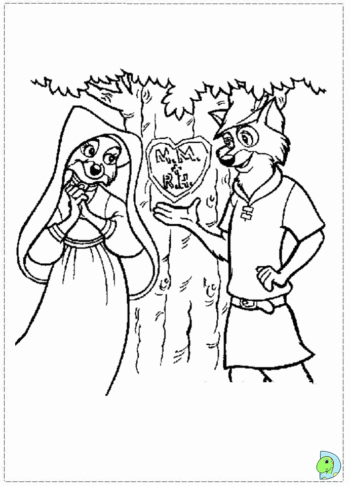 Robin Hood Coloring page