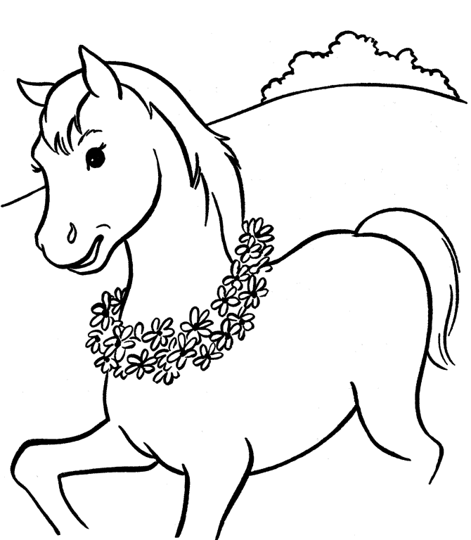 A Girl with Flower Coloring Pages Printable - Flower Coloring