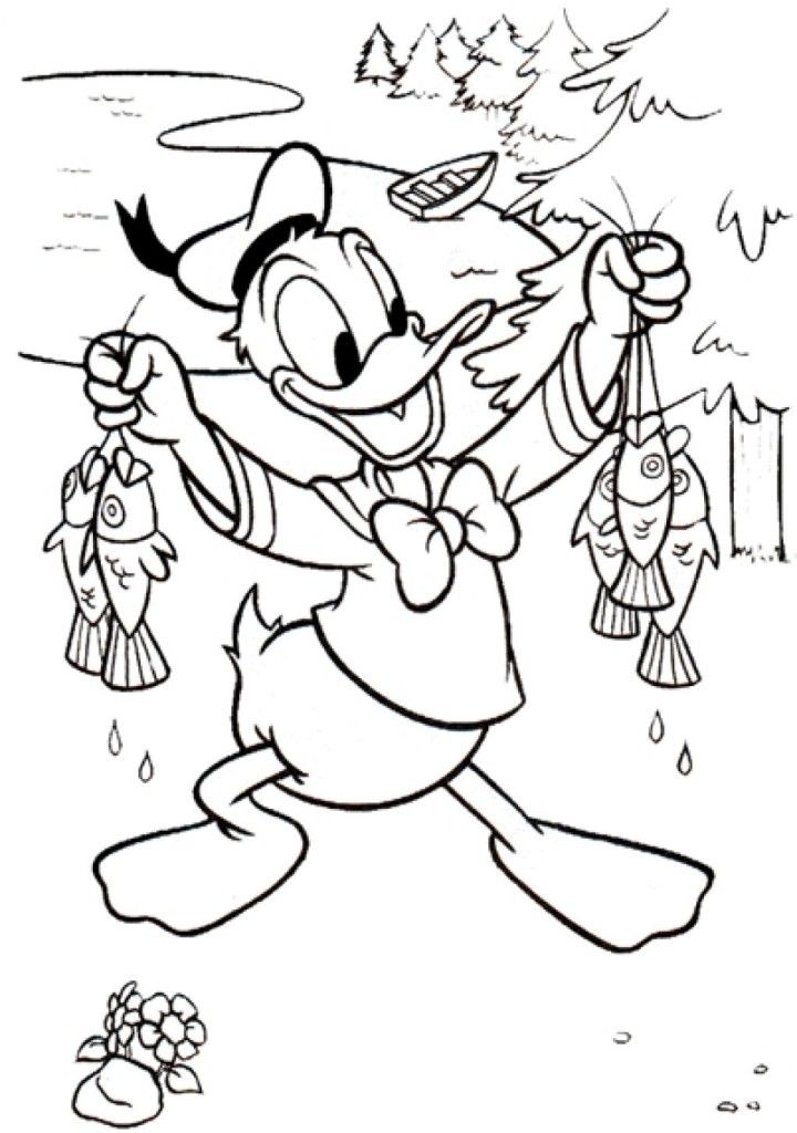 Newest Coloring Pages Of Donald Duck Th - deColoring