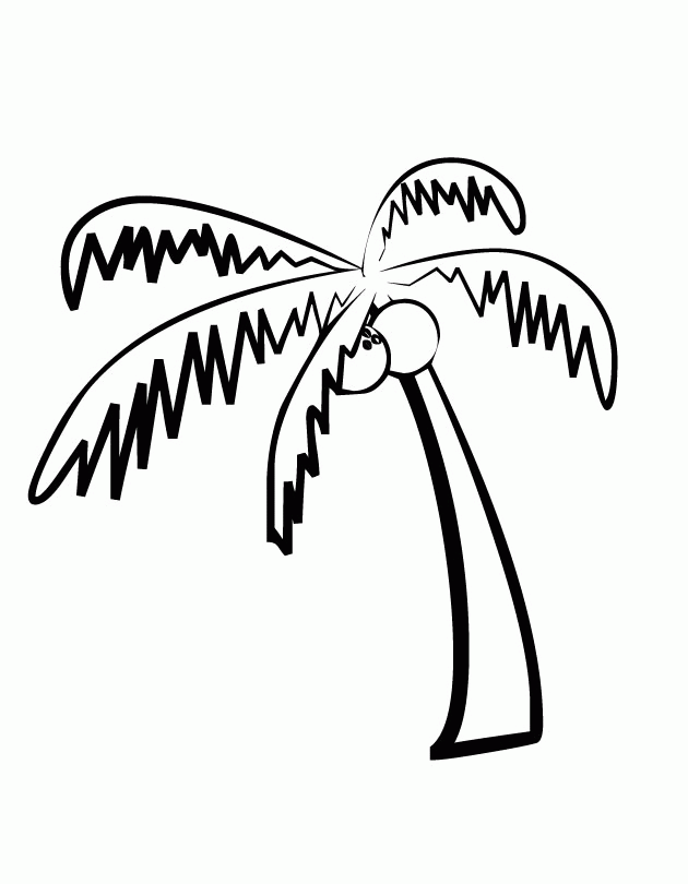 Palm Tree Coloring Pages 291 | Free Printable Coloring Pages