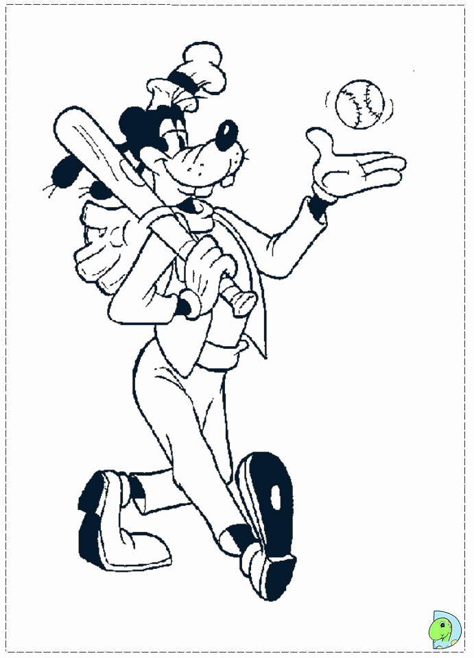 Goofy Coloring page