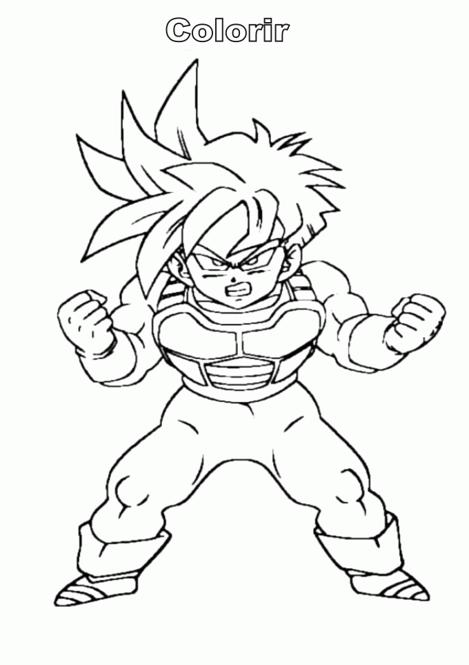 dragonball z gokugames Colouring Pages