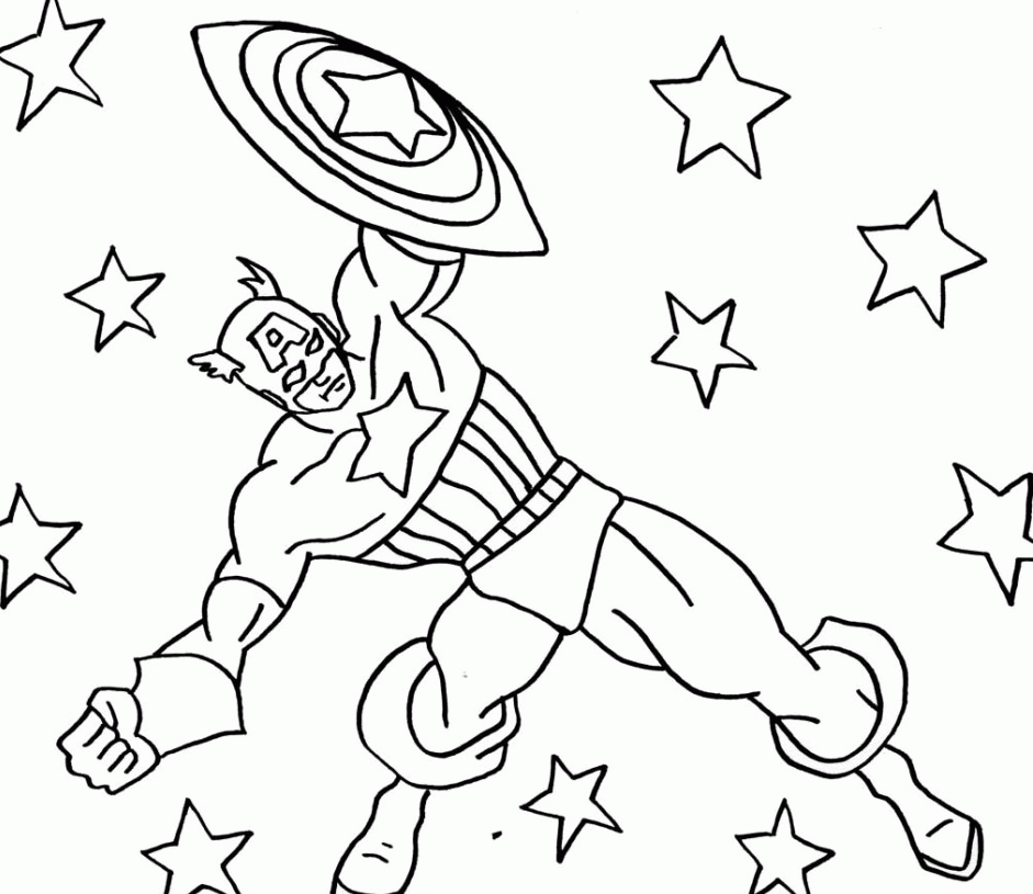 Captain America Coloring Pages – 941×815 Coloring picture animal