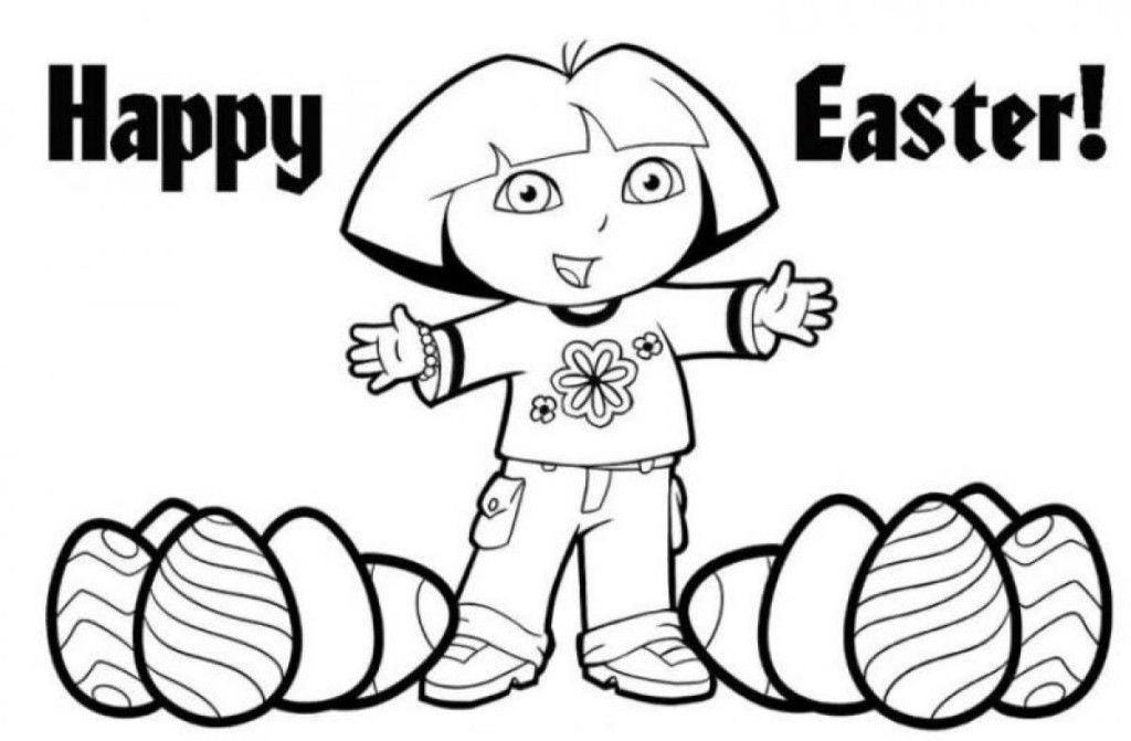 Happy Easter Coloring Pages - Free Coloring Pages For KidsFree
