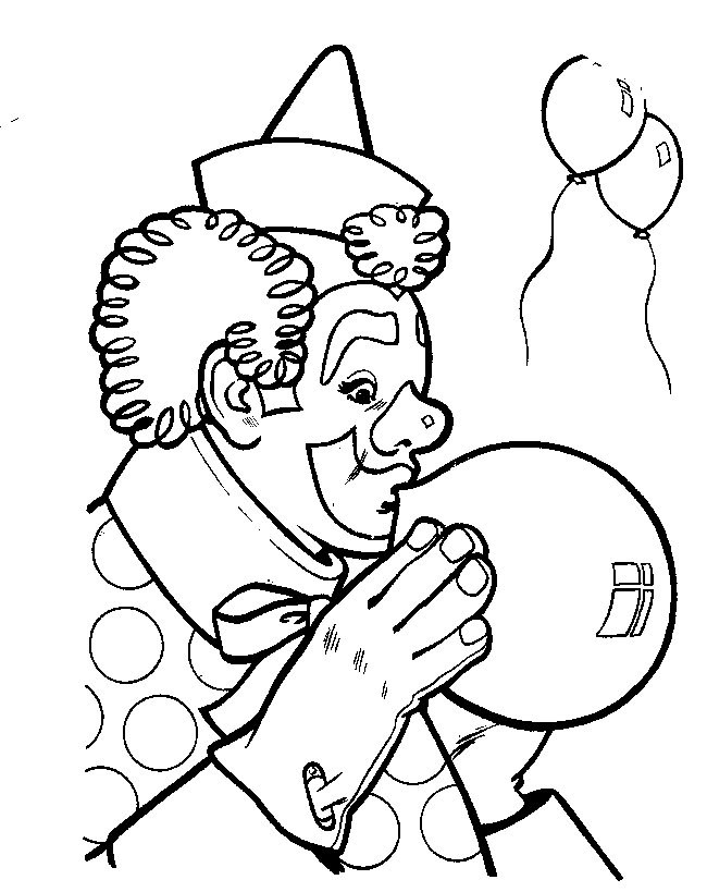 Clowns Coloring Pages - Coloringpages1001.