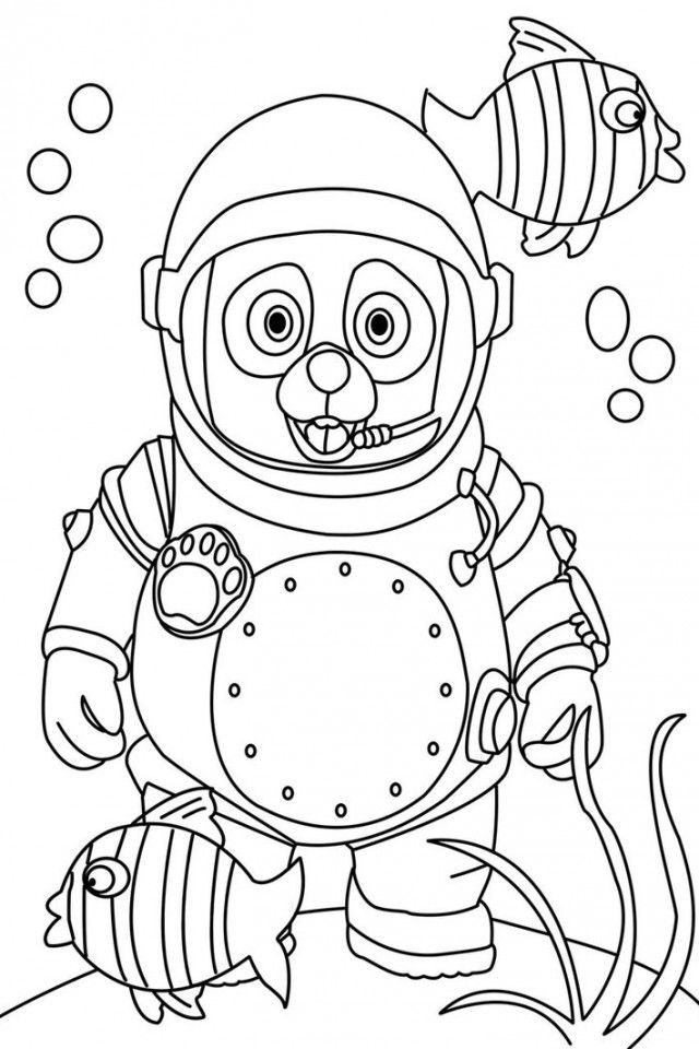 Agent Oso Coloring Pages | download free printable coloring pages