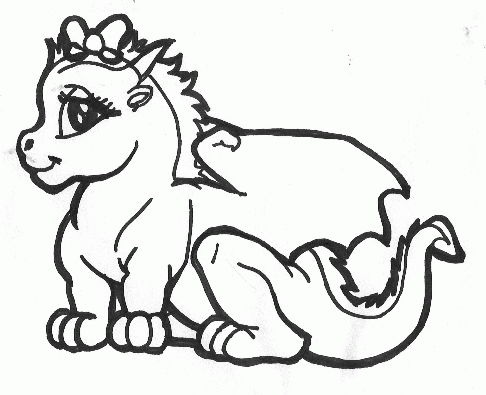 Printable Dragon Coloring Pages | Coloring Pages