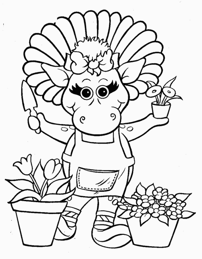 Barney Coloring Pages (22 of 33)