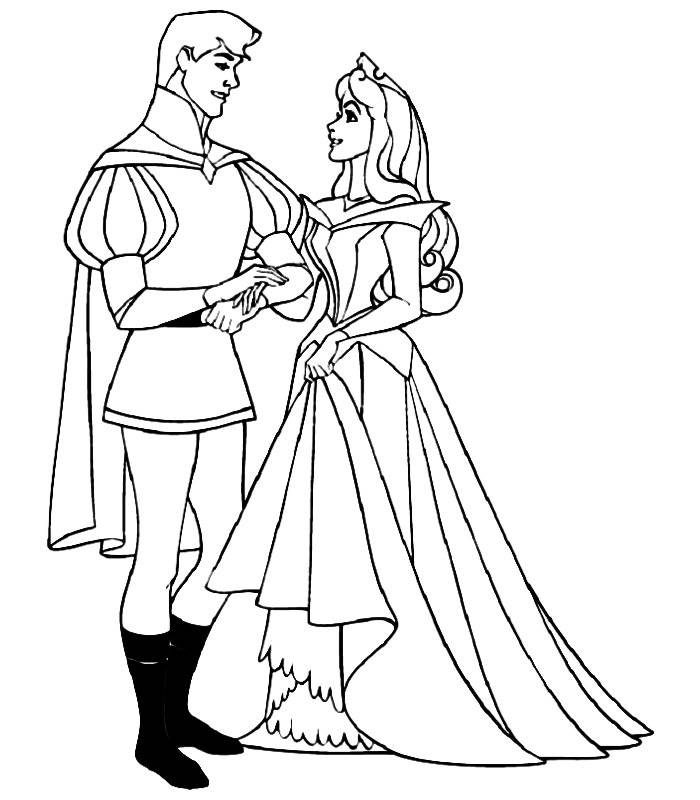 Sleeping Beauty Coloring Pages | ColoringMates.