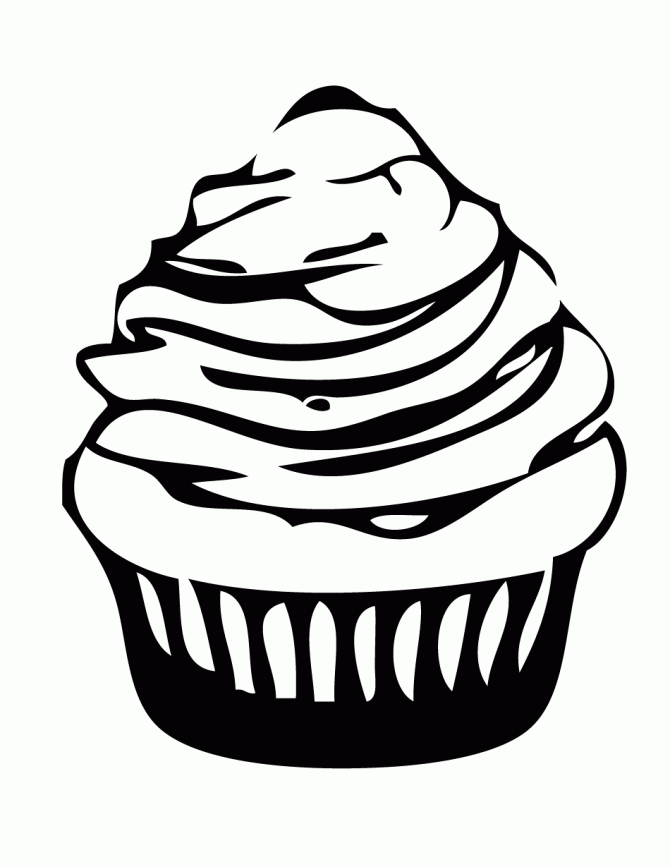 Great Cupcake Coloring Pages : KidsyColoring | Free Online