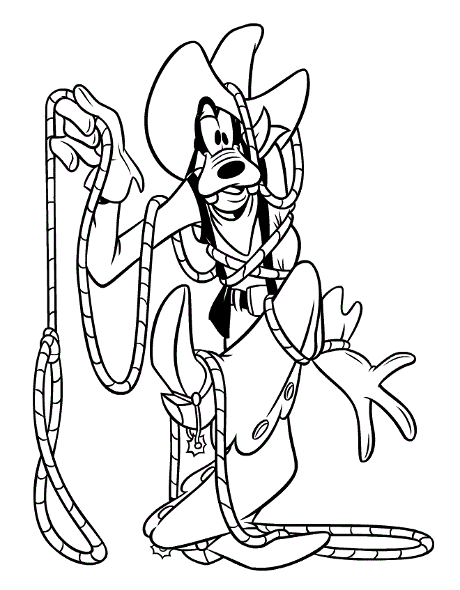 Goofy | Free Coloring Pages