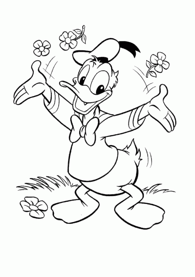 Disney Donald Duck Print Coloring Pages 85 224189 Donald Duck
