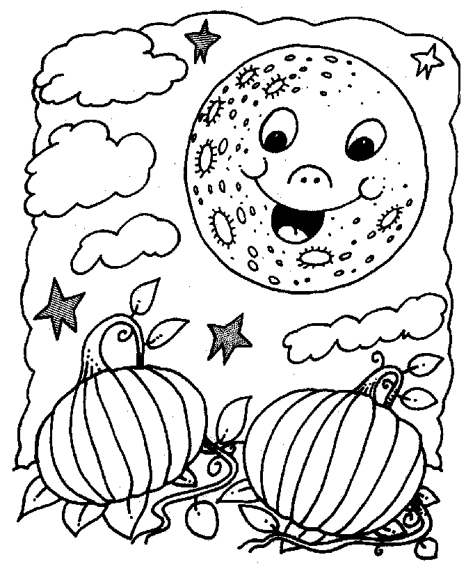 Coloring Pages Of Stars And Moon | Coloring Pages