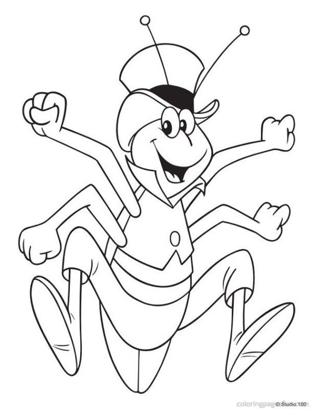 Maya The Bee Coloring Pages 42 | Free Printable Coloring Pages
