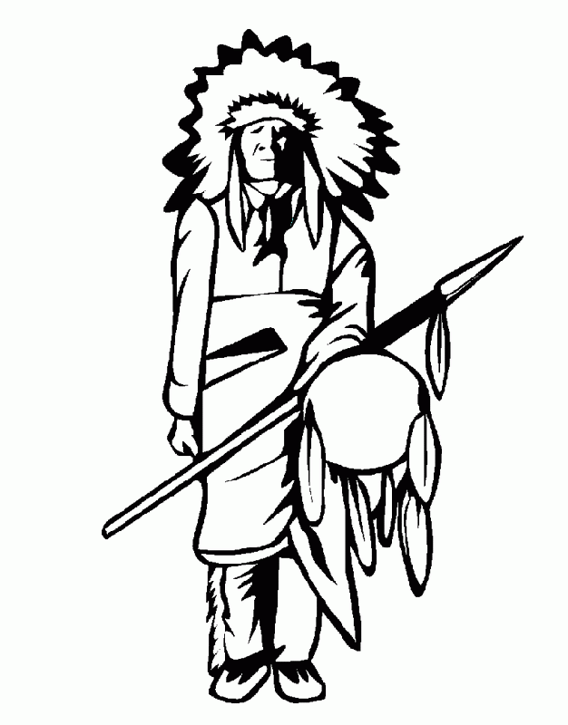 Native Americans Coloring Pages 4 | Free Printable Coloring Pages