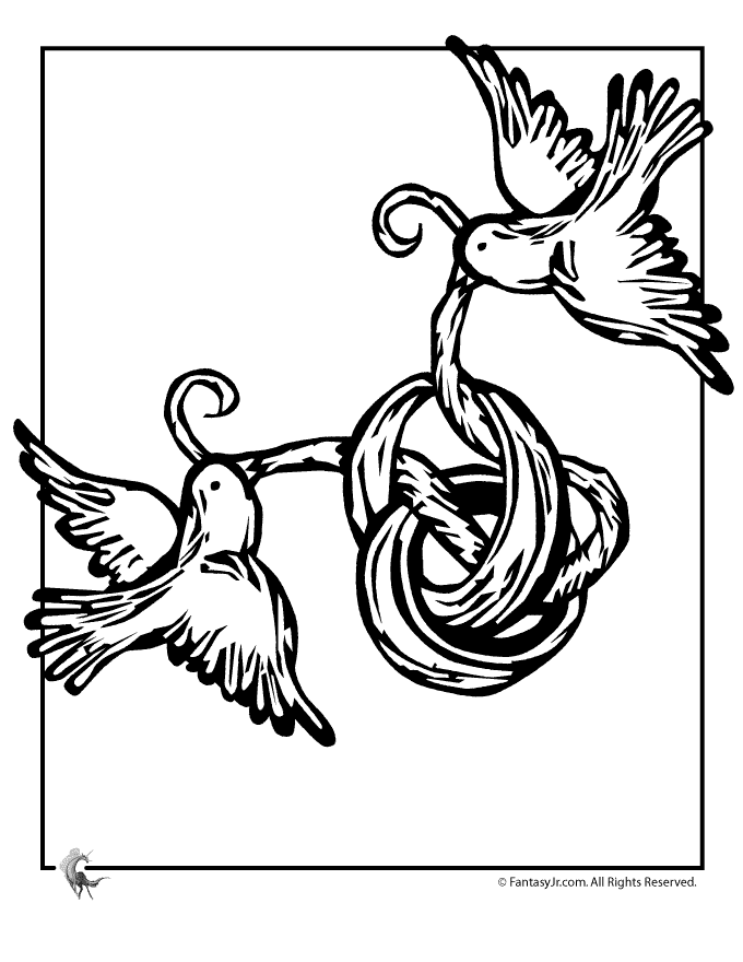 Happy May Day Coloring Pages