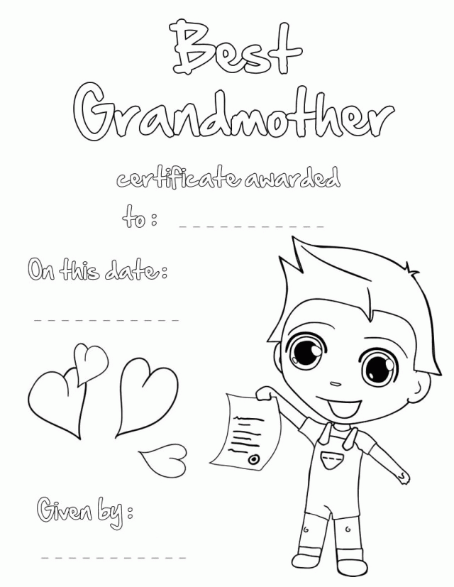 Grandparent Coloring Pages Grandparents Day Coloring Pages 199023