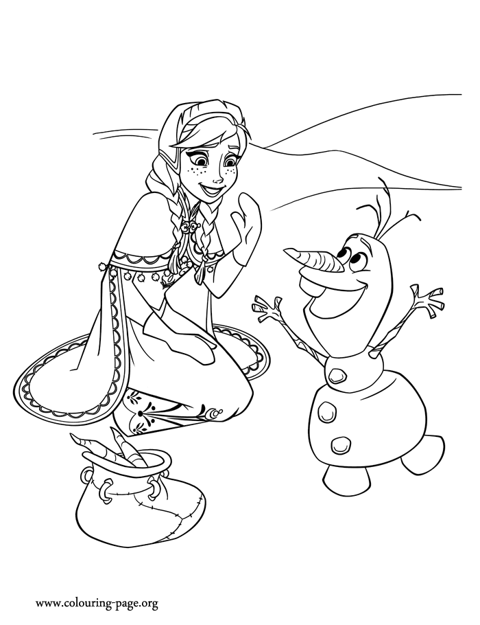 Disney Frozen Coloring Pages Printable - Kids Colouring Pages