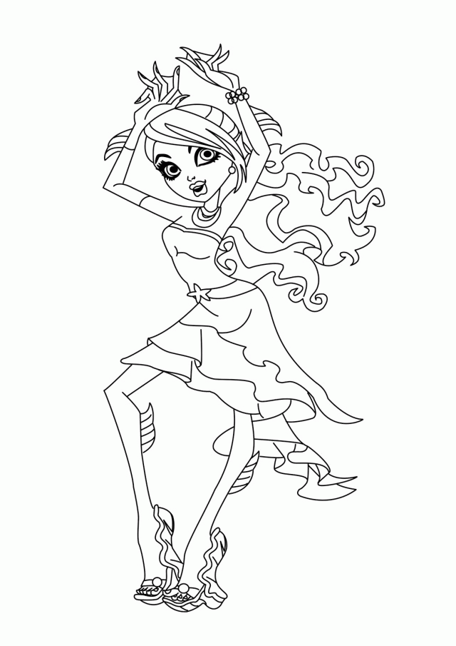 Monster High Coloring Pages Baby To Print 9 Coloring Pages For