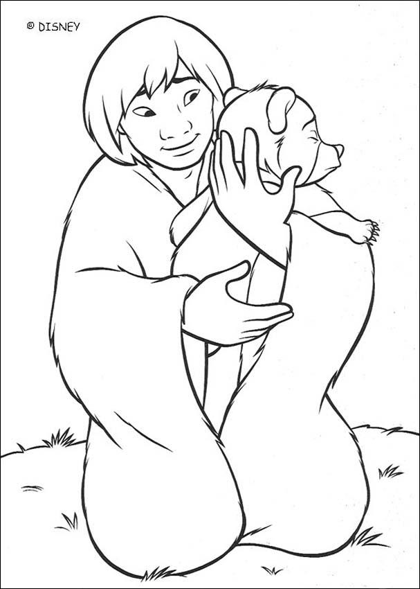 Brother Bear coloring book pages - Brother Bear 34