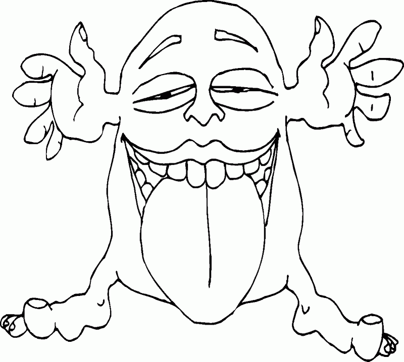 Coloring Pages Of Monsters