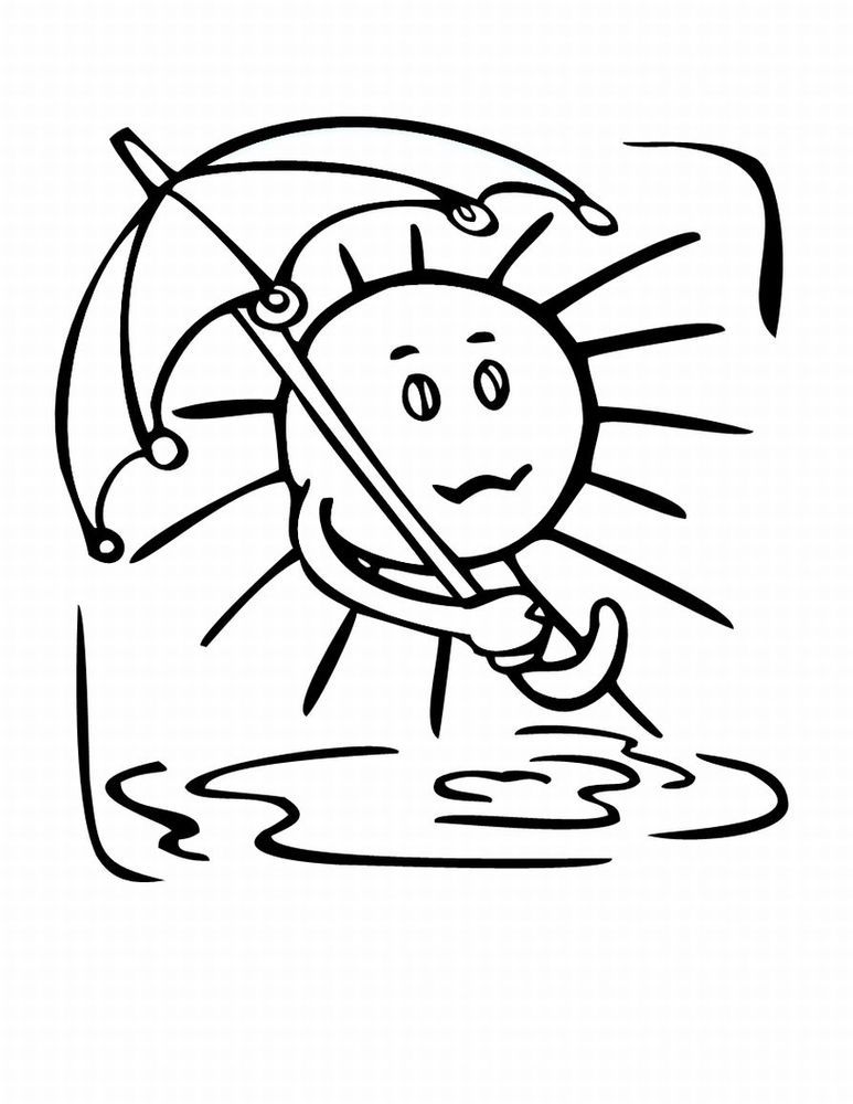 Print And Coloring Page weather For Kids | Coloring Pages