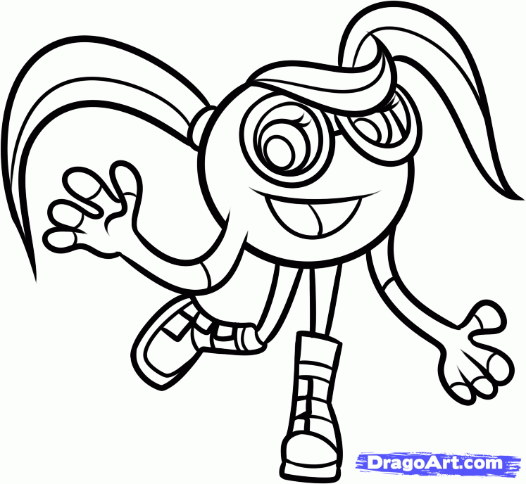 Pac Man And The Ghostly Adventures Coloring Pages